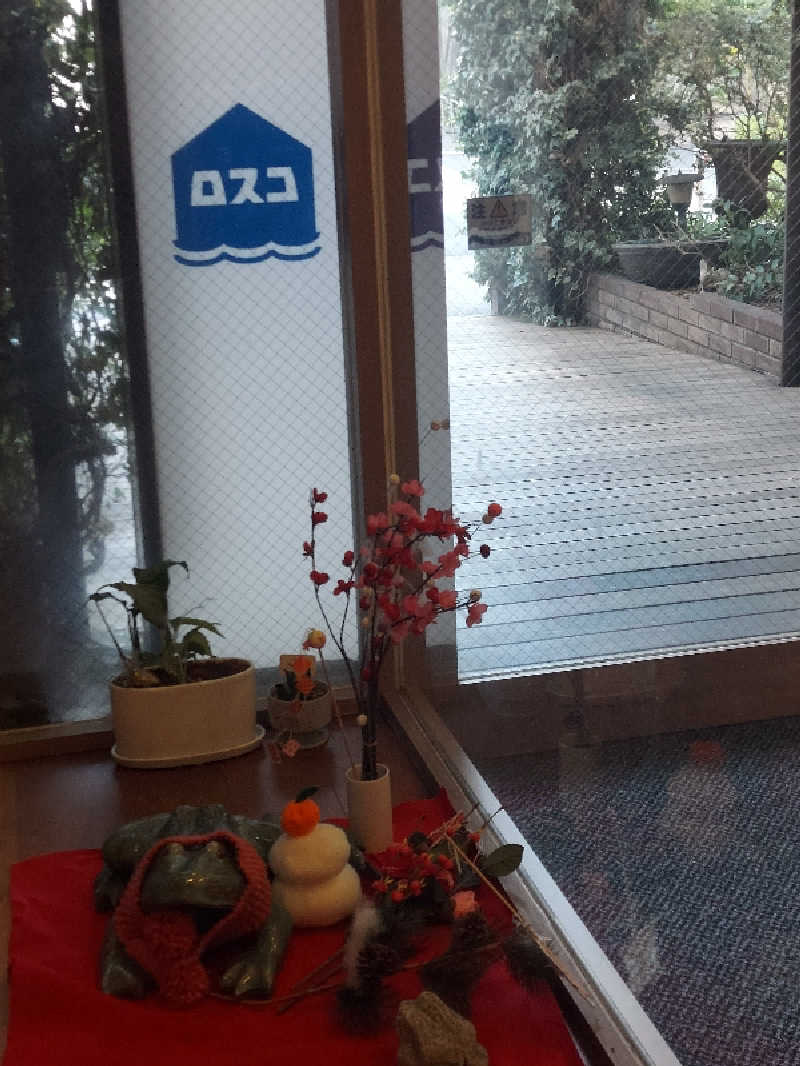 水風呂の中の河馬さんのカプセル&サウナ ロスコのサ活写真