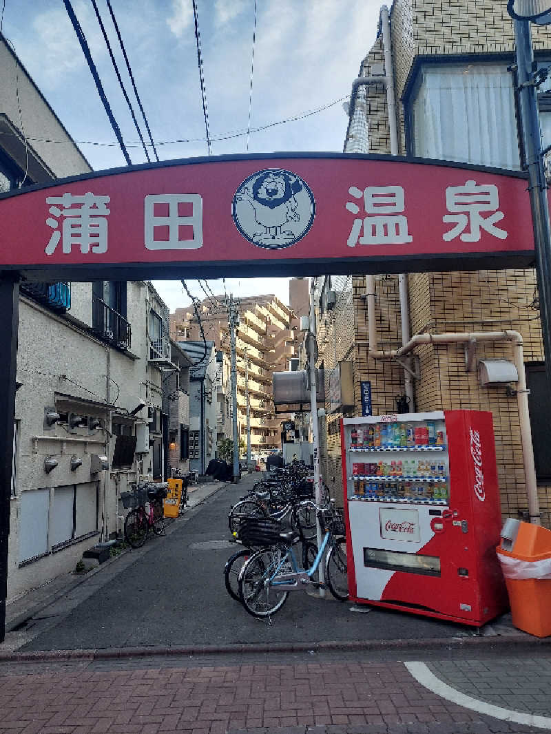 水風呂の中の河馬さんの蒲田温泉のサ活写真