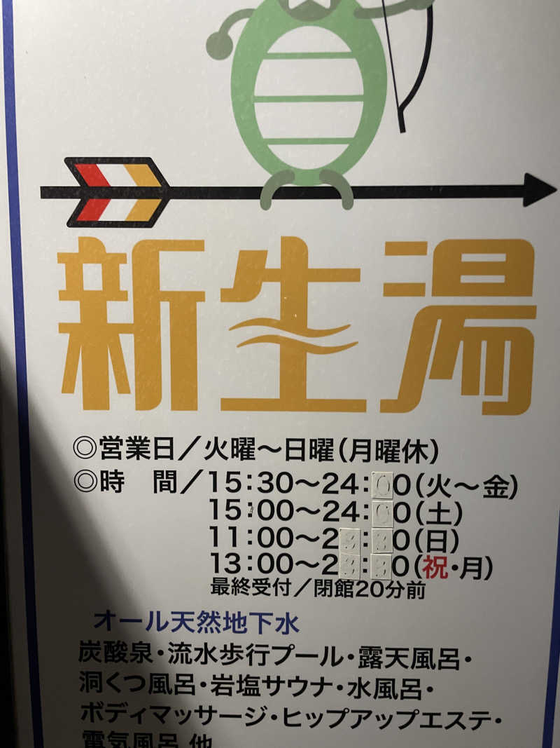 StrayMetalさんの新生湯のサ活写真