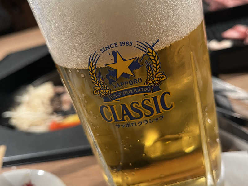 サッポロクラシック　生ビール
