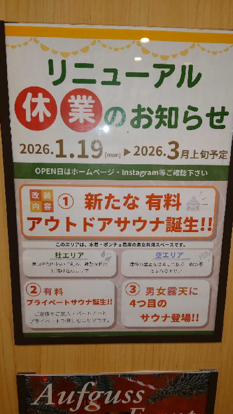 てるちゃんさんの天光の湯のサ活写真