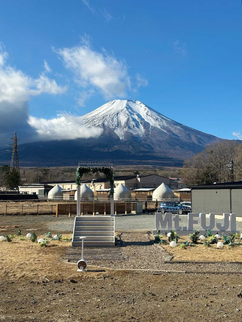 猫吸いさんのビジョングランピングリゾート山中湖のサ活写真