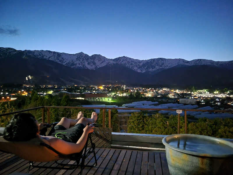 太田 悟さんのHAKUBA ZEKKEI SAUNA -rooftop-のサ活写真