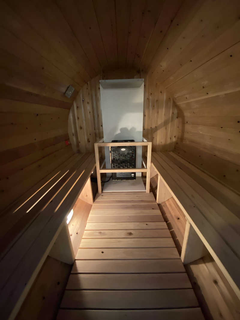 ひげダルマ夫人さんのプライベート駅サウナ ととの場のサ活写真