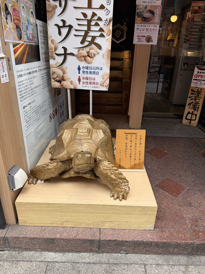 あるちゃんさんの生姜サウナ 金の亀のサ活写真