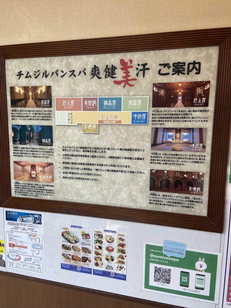 れこりんさんの彩都天然温泉すみれの湯のサ活写真
