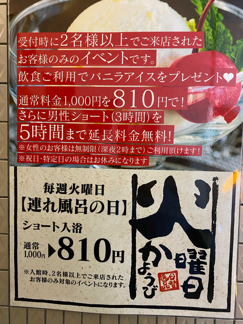 サウナ道さんの薬湯市原店のサ活写真