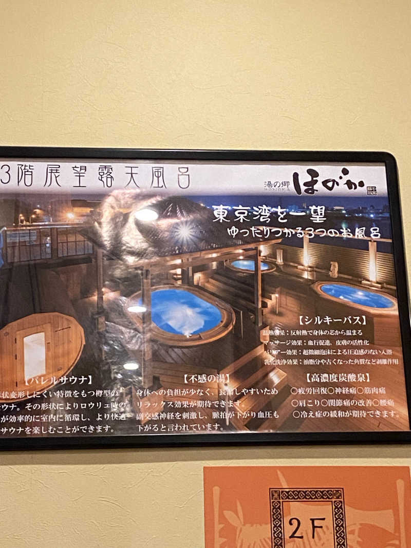 サウナ道さんの湯の郷ほのか 蘇我店のサ活写真