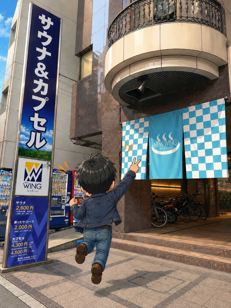 サウナ道さんのスパ&カプセル ニューウイングのサ活写真