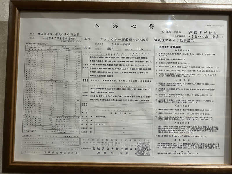 水風呂のことしか考えてないさんの鳴子温泉 旅館すがわらのサ活写真