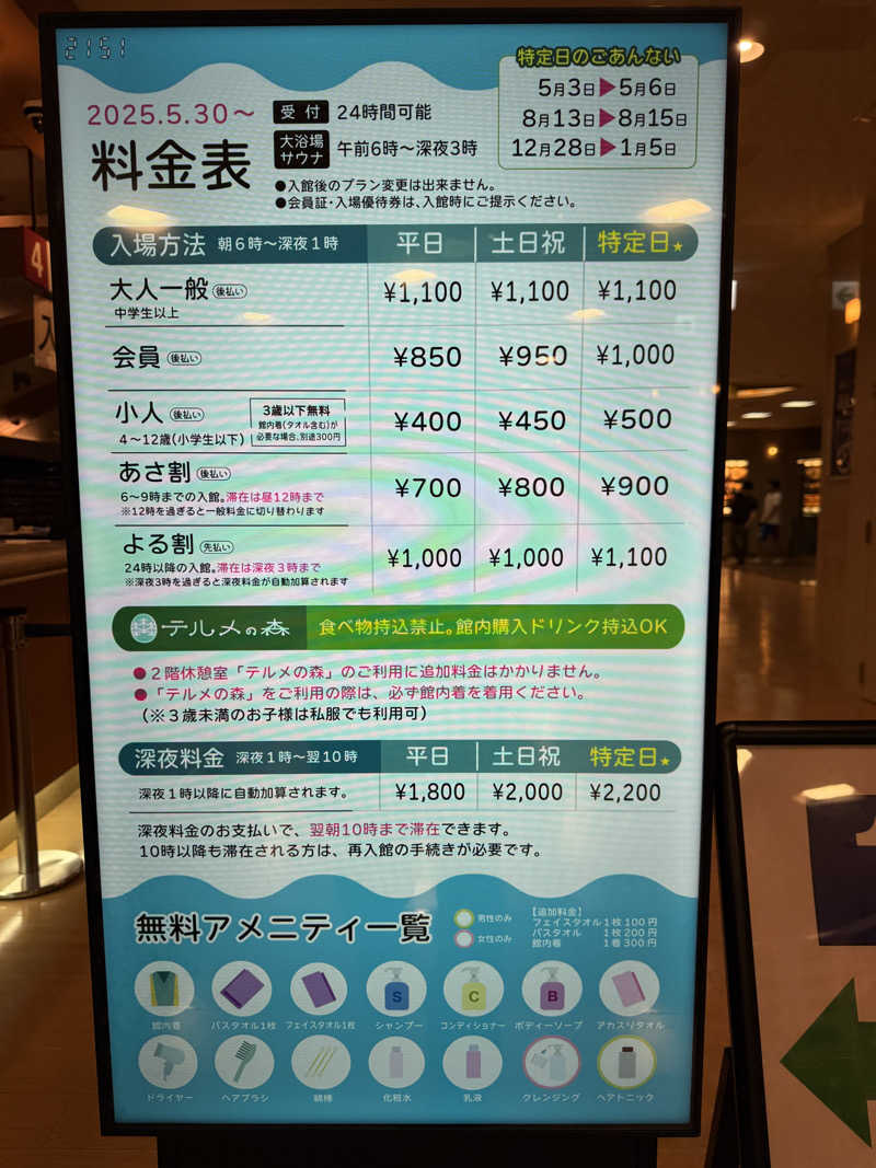 トチくんさんの天然温泉リラックスパーク テルメ金沢のサ活写真