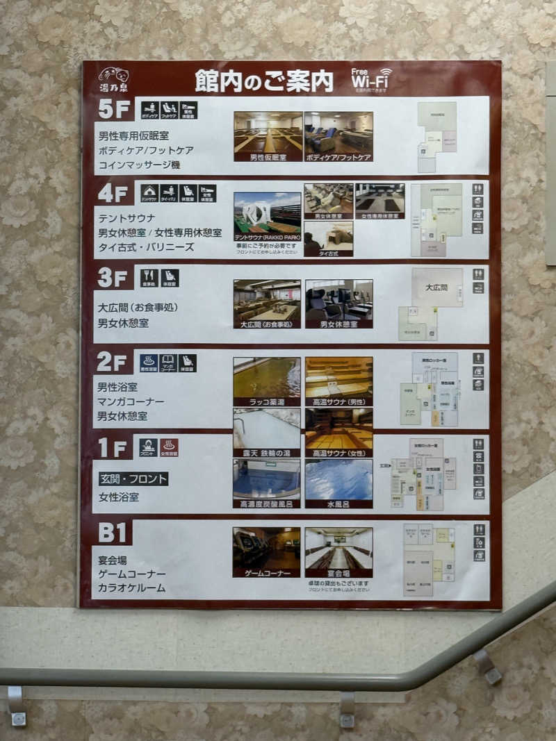 トチくんさんの湯乃泉 東名厚木健康センターのサ活写真