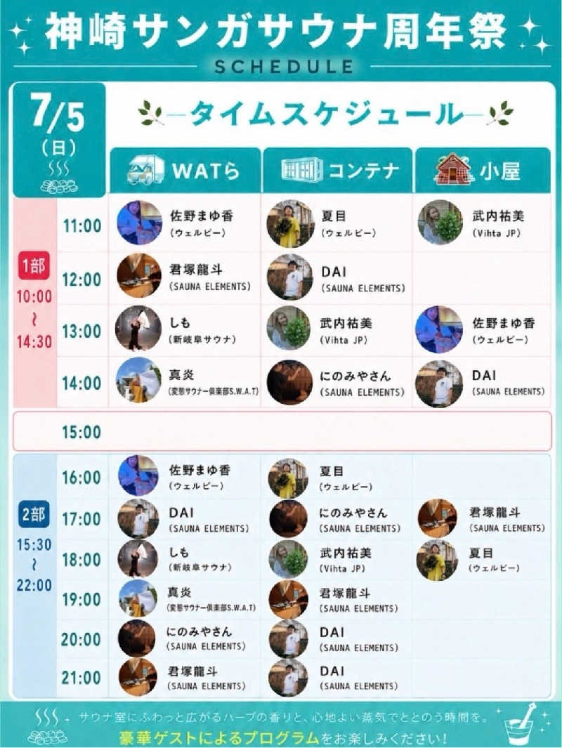 すがや君さんのKanzaki Sanga Saunaのサ活写真