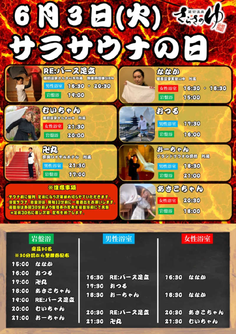 背面洗いのもっち～なさんの蔵前温泉さらさのゆのサ活写真