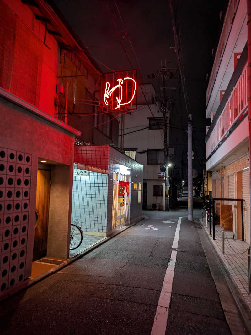 背面洗いのもっち～なさんの孫橋湯のサ活写真
