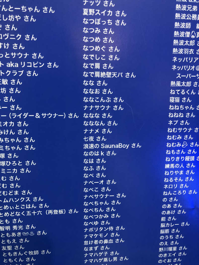 ナナメさんの湯乃泉 草加健康センターのサ活写真