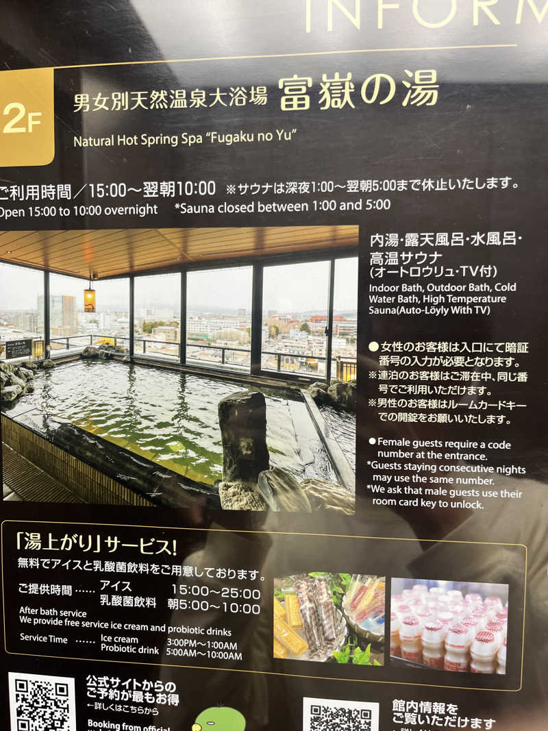 Makotoさんの富嶽の湯 ドーミーイン三島のサ活写真