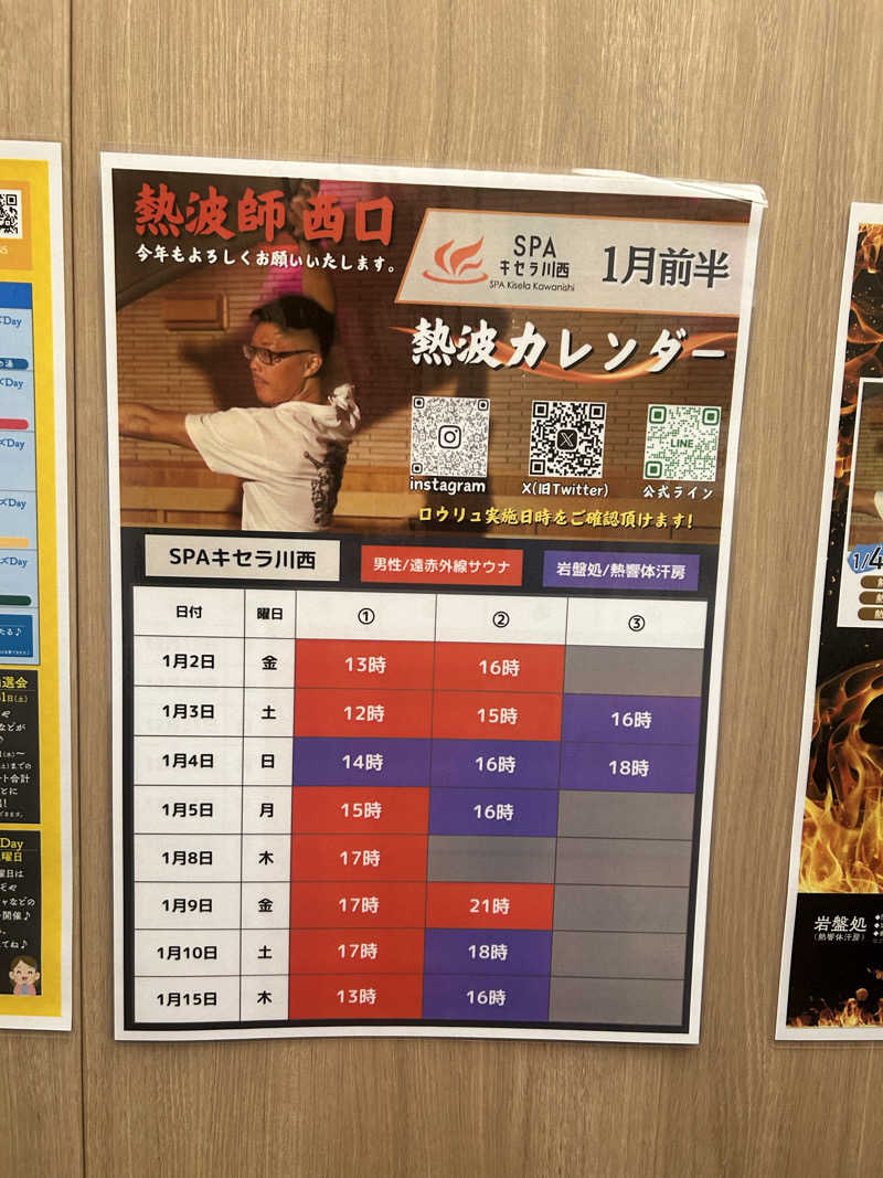 ハギーさんのSPAキセラ川西のサ活写真