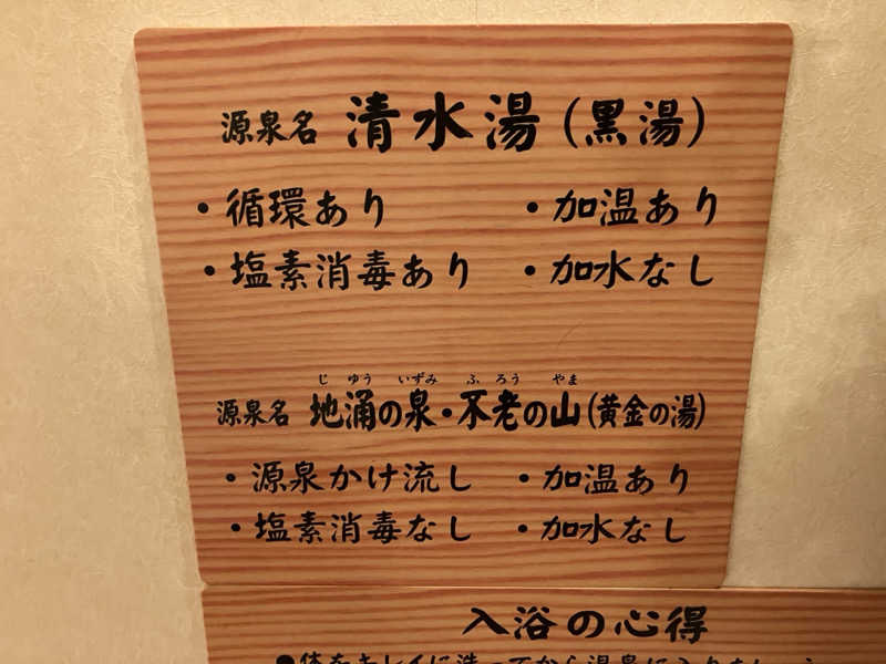 つむぐさんの武蔵小山温泉 清水湯のサ活写真