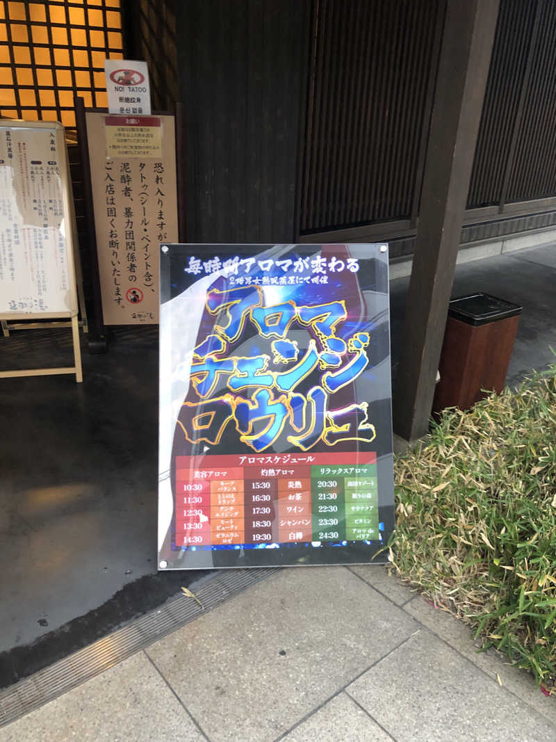 ぐるりさんの天然温泉 延羽の湯 鶴橋店のサ活写真