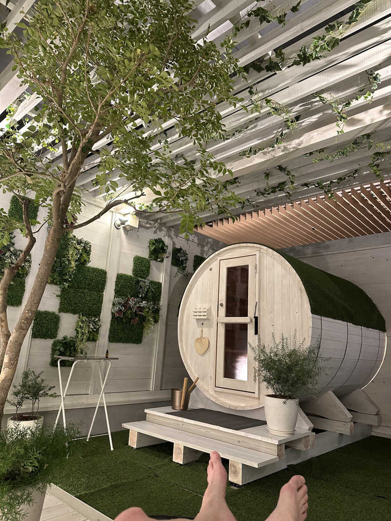 クラフトさんのプライベート駅サウナ ととの場のサ活写真