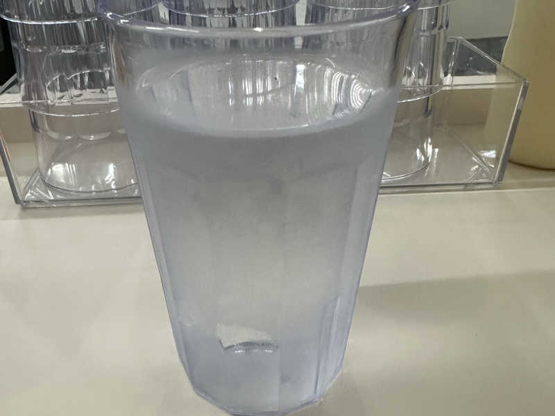 お冷（こだわりの水？！）