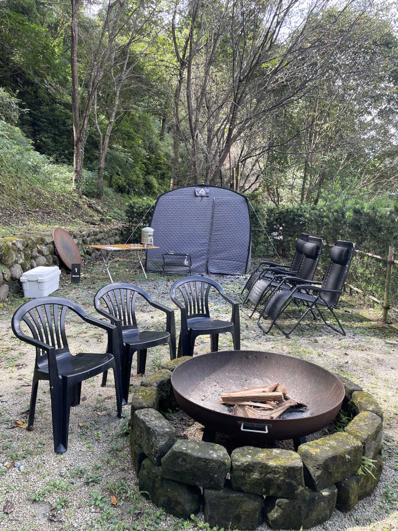 🔰ANさんの奥八女焚火の森キャンプフィールドのサ活写真