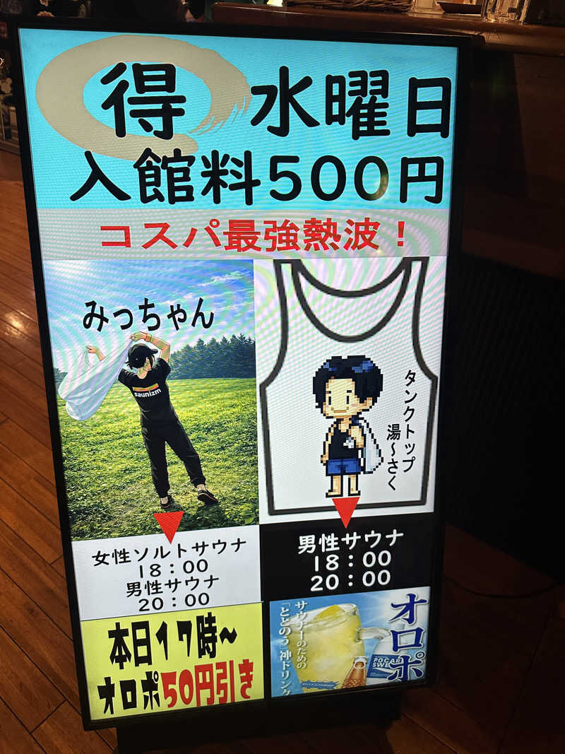 ぴさんの大田原温泉 太陽の湯のサ活写真