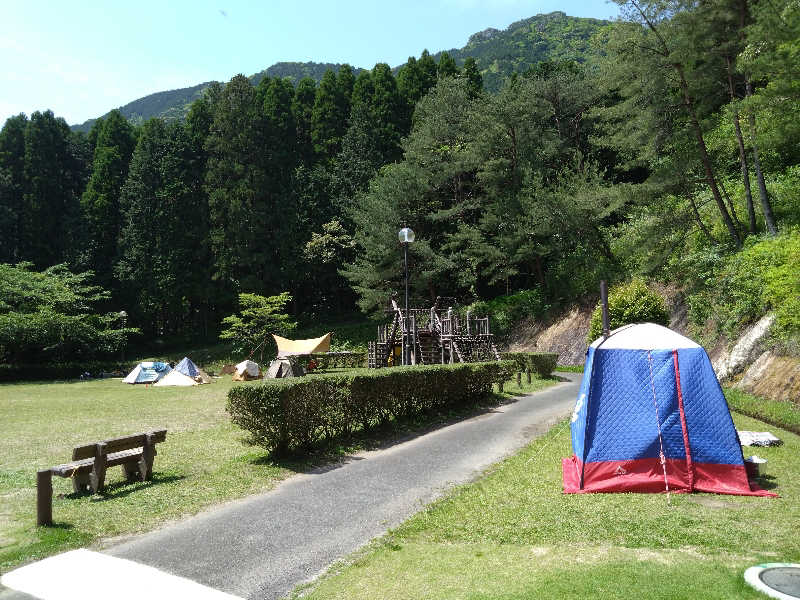 青蜂さんの乳待坊公園いこいの広場キャンプ場のサ活写真