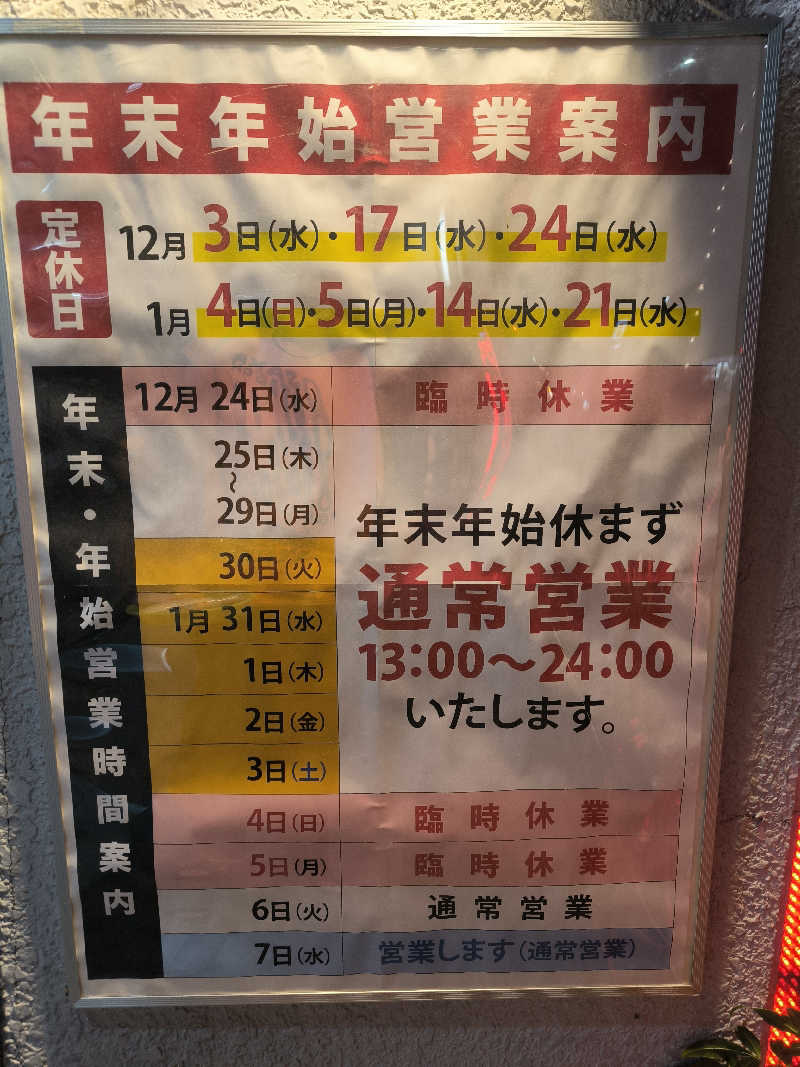 ドケチさんの森の湯のサ活写真