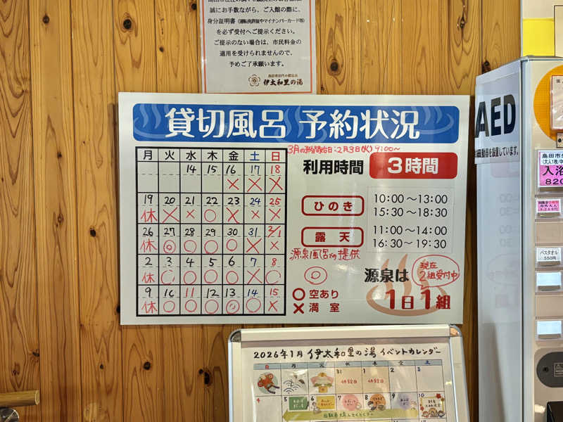 なちゃさんの田代の郷温泉 伊太和里の湯のサ活写真