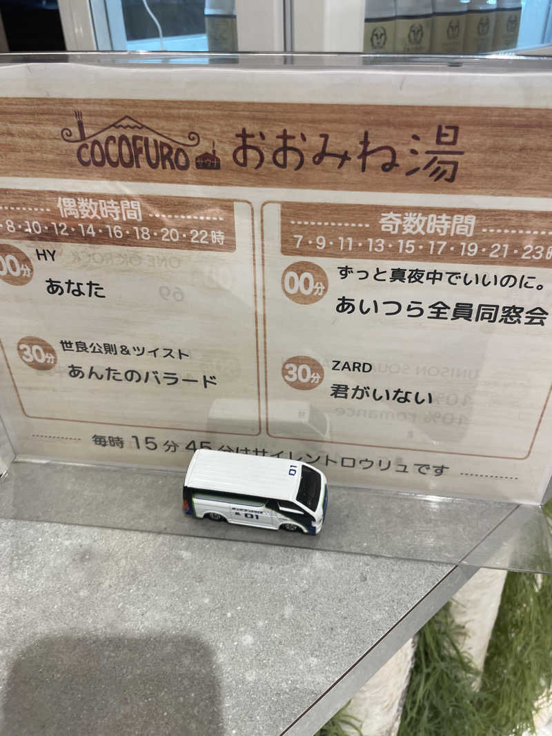 でーやんさんのCOCOFURO おおみね湯のサ活写真