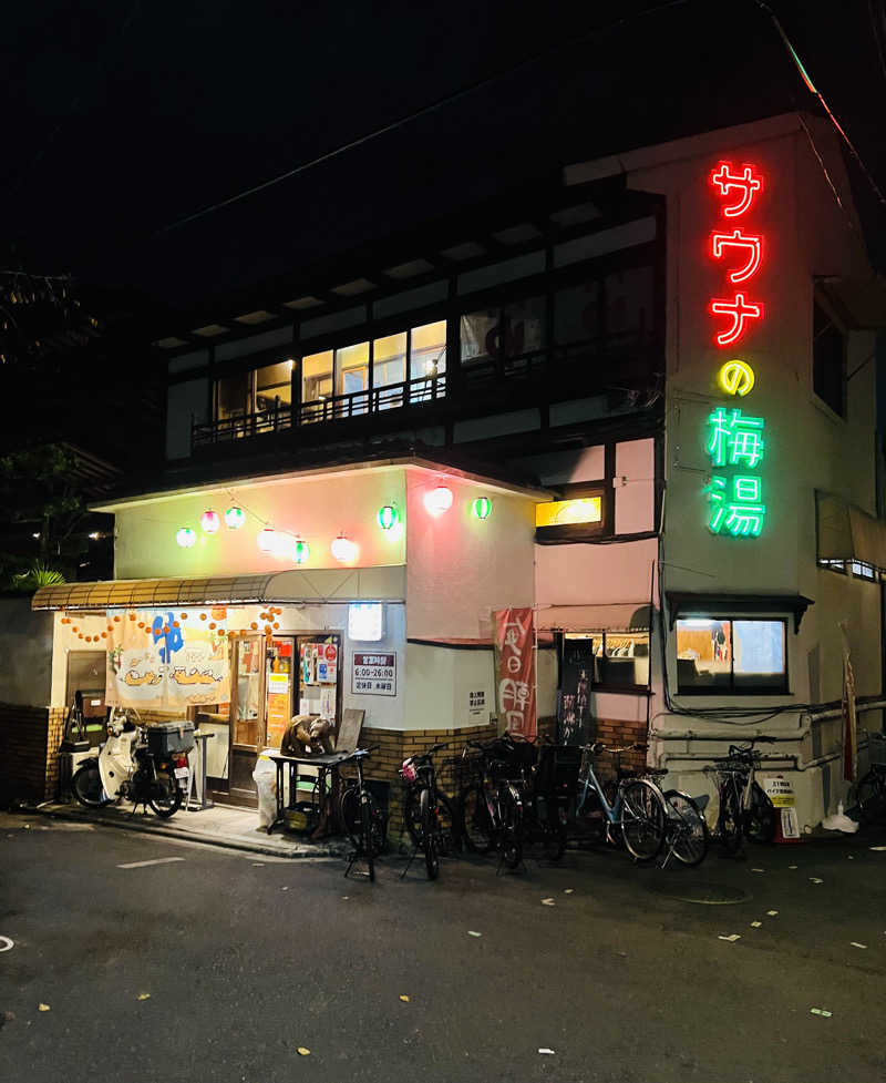 極楽たぬきさんのサウナの梅湯のサ活写真