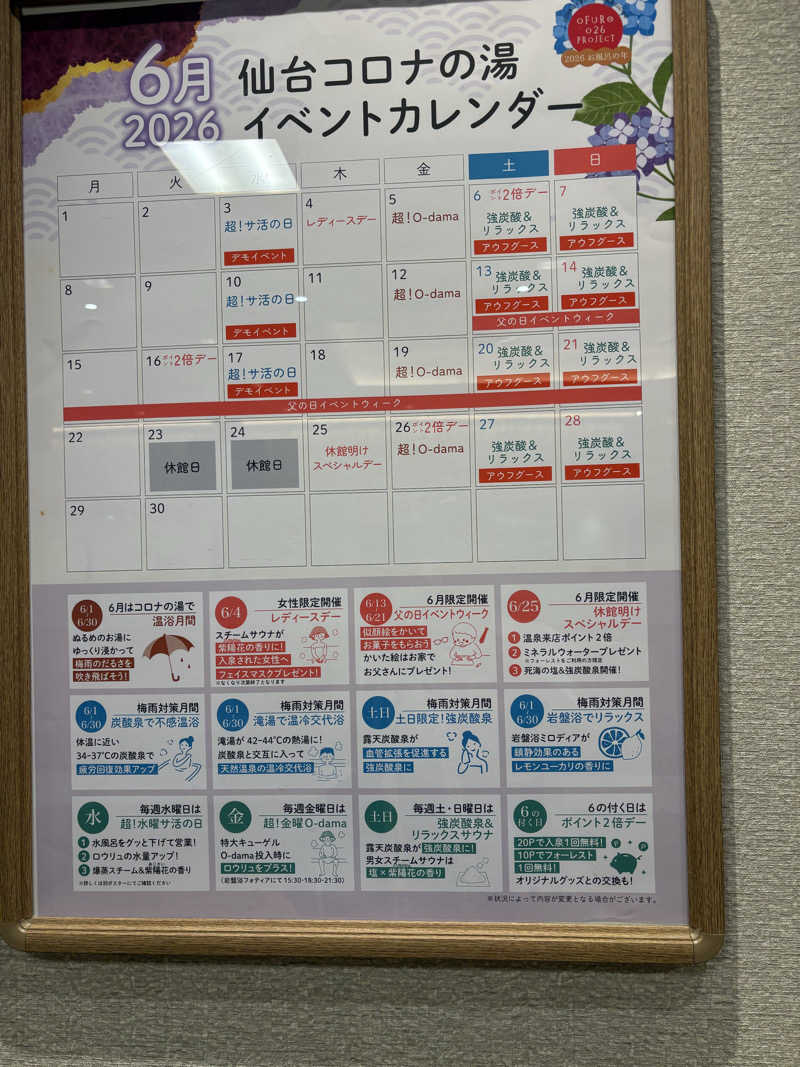 Stereomanさんの天然温泉 仙台コロナの湯のサ活写真