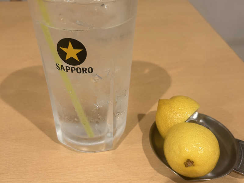 祈願のレモンサワー