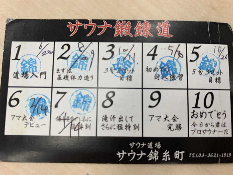髭帽子さんのスパ&カプセルイン リアルサウナ錦糸町のサ活写真