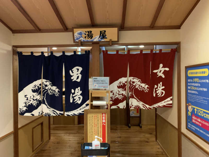髭帽子さんの湯楽の里 日立店のサ活写真