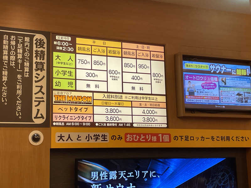 ひろりんさんの天空SPA HILLS 竜泉寺の湯 名古屋守山本店のサ活写真