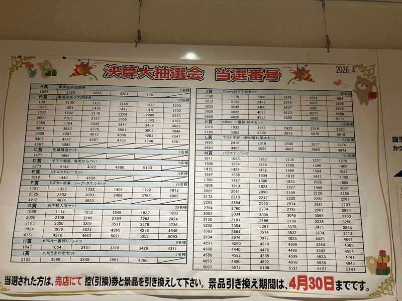 Yosukeさんの尾張温泉東海センターのサ活写真