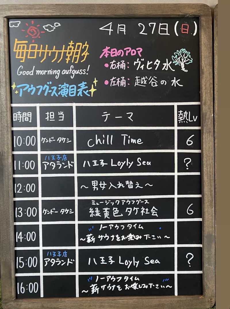 きのこさんの毎日サウナ 越谷店のサ活写真