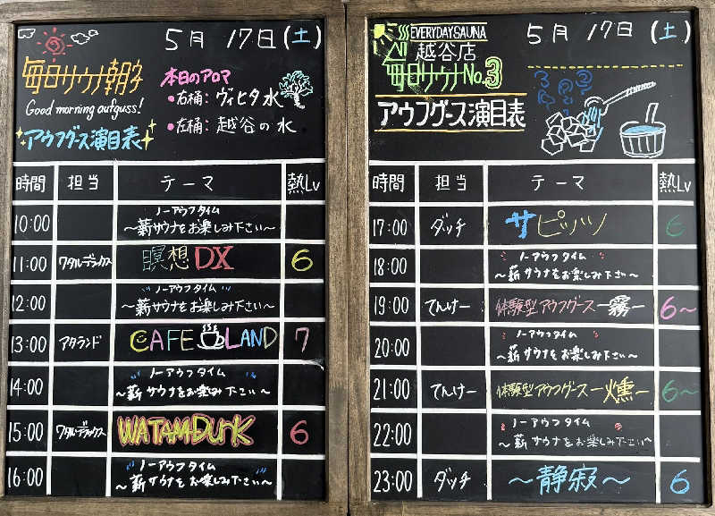 丼ちゃんさんの毎日サウナ 越谷店のサ活写真