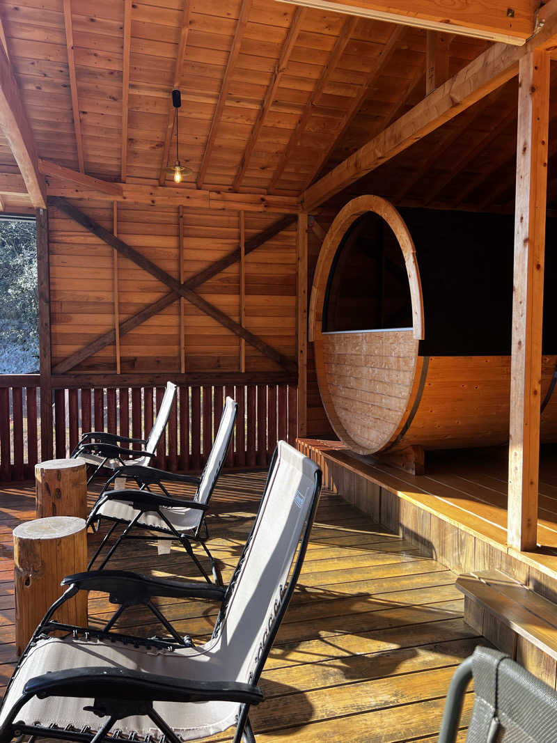 さわさんの山の中のバレルサウナ｢Tramonto｣のサ活写真