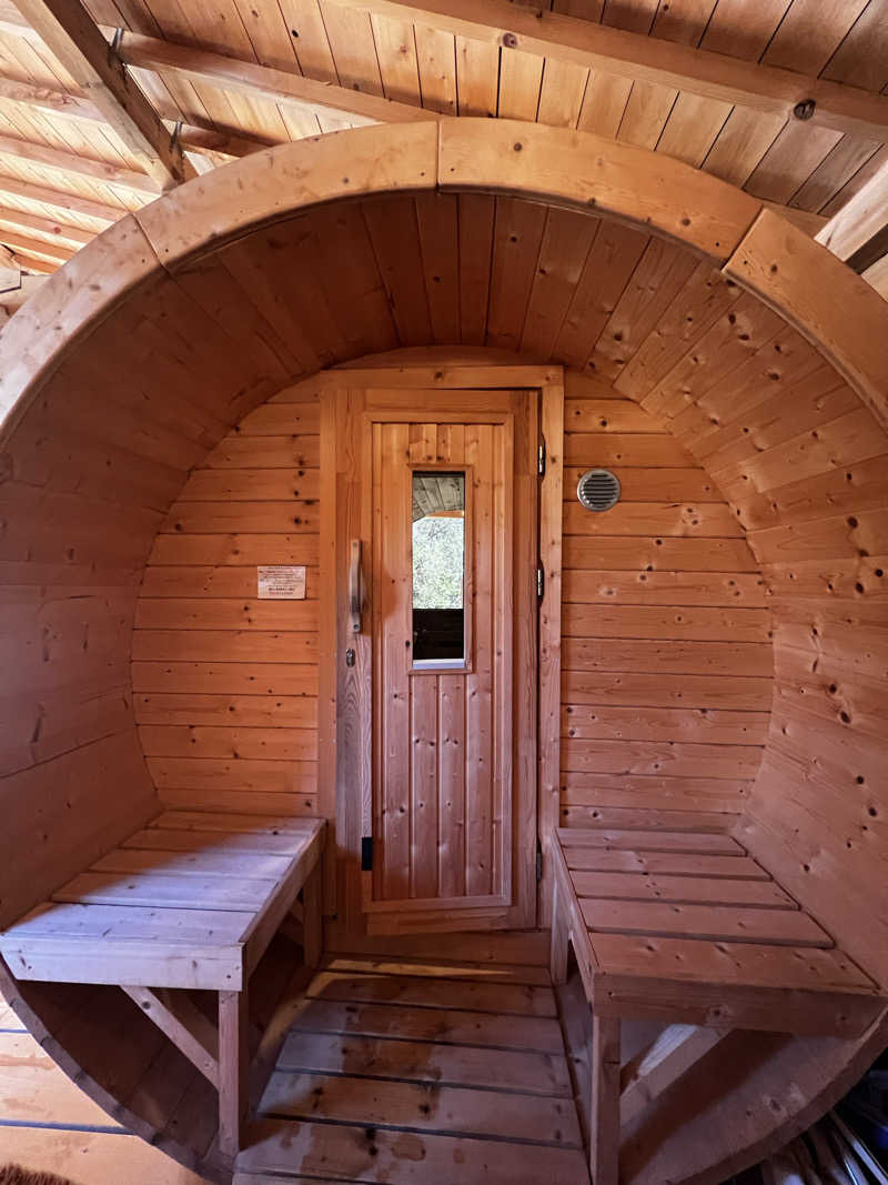 さわさんの山の中のバレルサウナ｢Tramonto｣のサ活写真