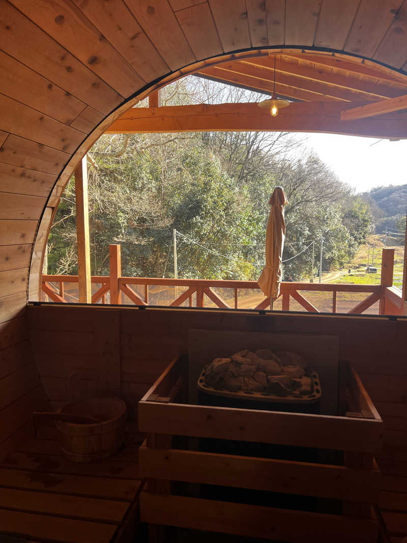 さわさんの山の中のバレルサウナ｢Tramonto｣のサ活写真