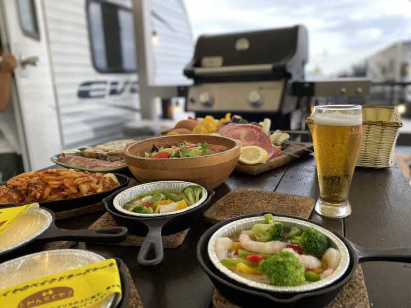 かまぽこ隊長さんのグランピングヴィレッジIBARAKIのサ活写真