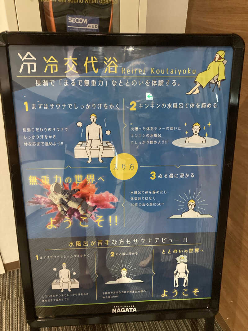 ビール大好きさんさんのスパ&ラウンジ長潟のサ活写真