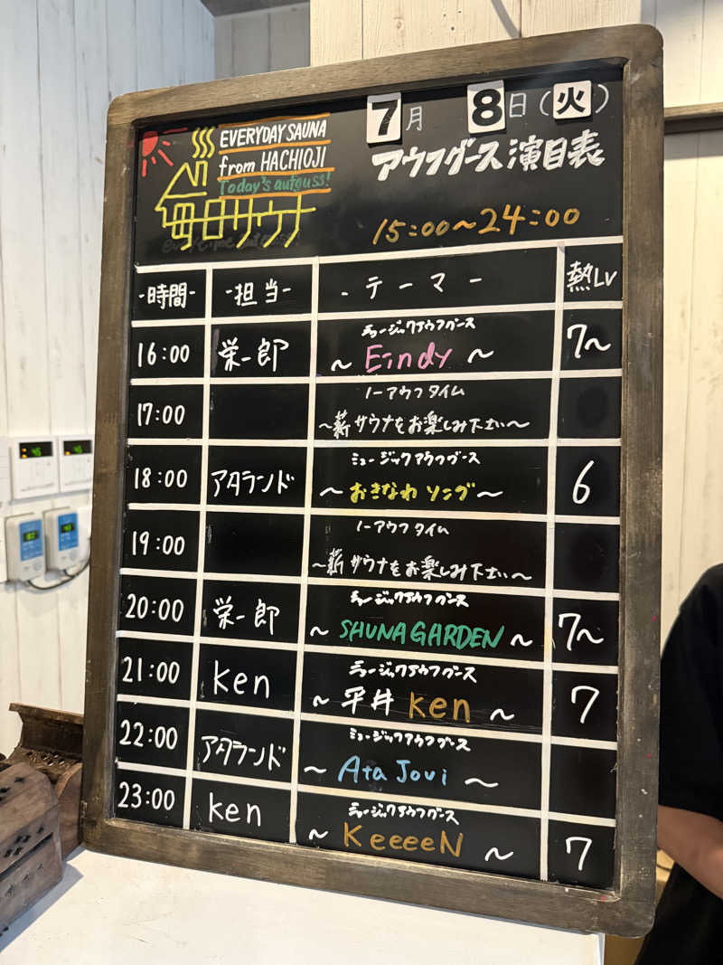 たかちゃん🐈‍⬛さんの毎日サウナ 八王子店のサ活写真