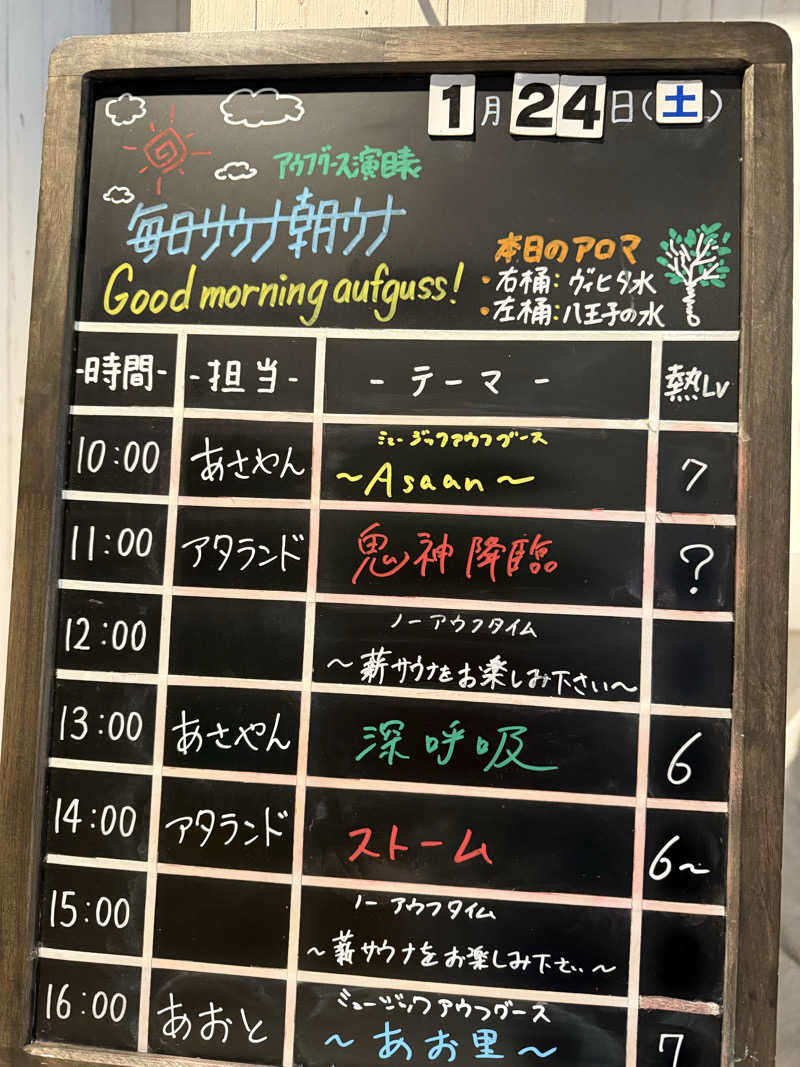 たかちゃん🐈‍⬛さんの毎日サウナ 八王子店のサ活写真