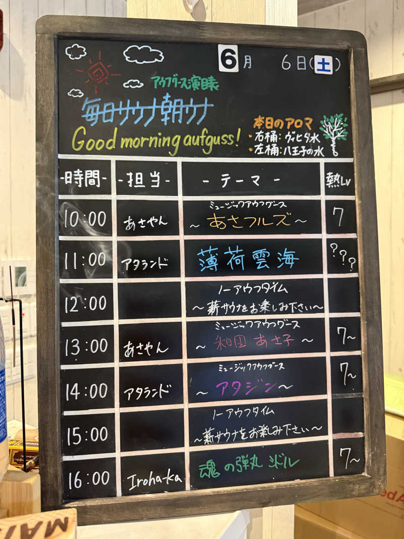たかちゃん🐈‍⬛さんの毎日サウナ 八王子店のサ活写真