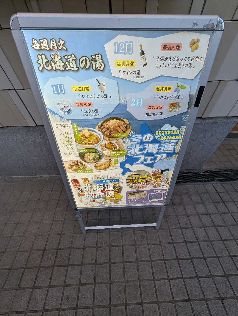 ドナウ川の漣さんの新宿天然温泉 テルマー湯のサ活写真